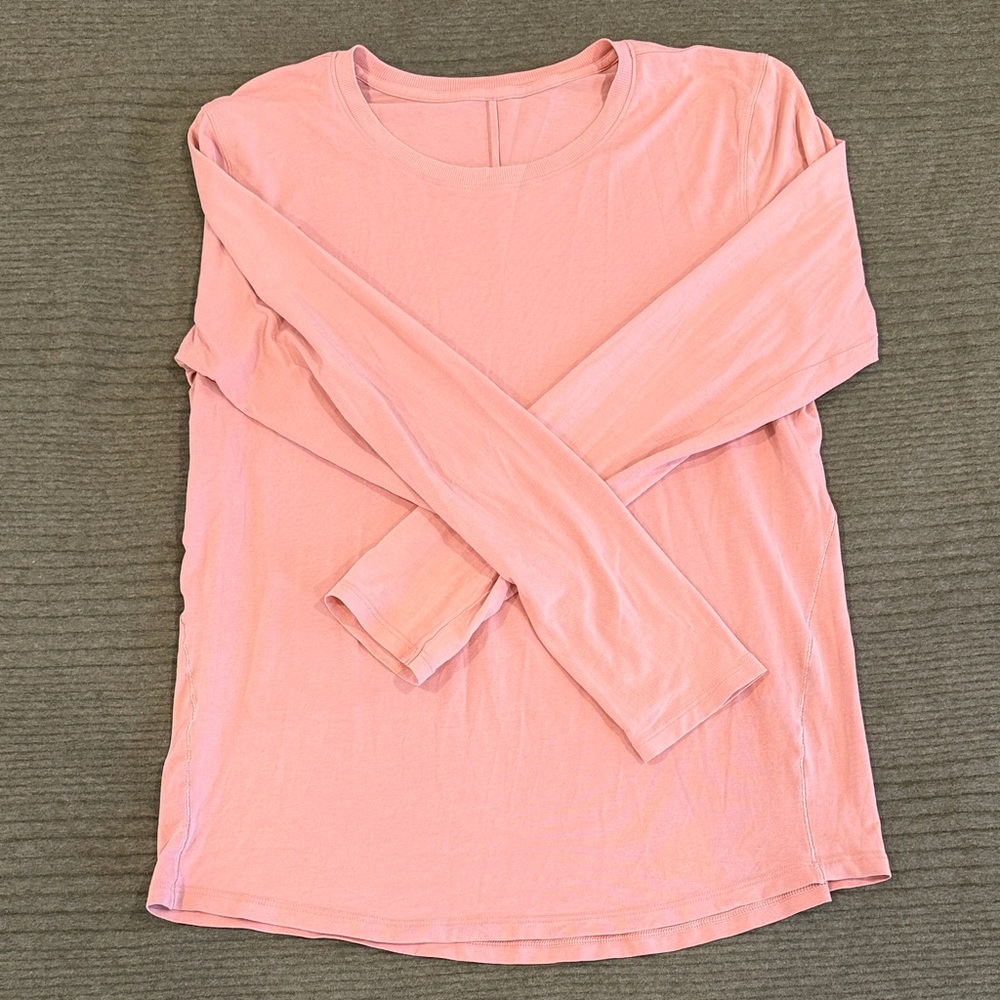 Lululemon Pink Long Sleeve Women's Top
